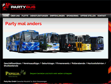 Tablet Screenshot of party-bus.ch